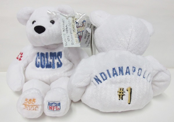 Salvinos Indianapolis Colts #1 NFL Team <br>Commemorative Plush Bear<br>(Click Picture-FULL DETAILS)